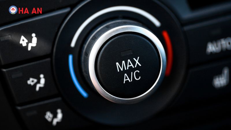 Các nút chức năng trên xe ô tô - Nút chỉnh điều hòa AC