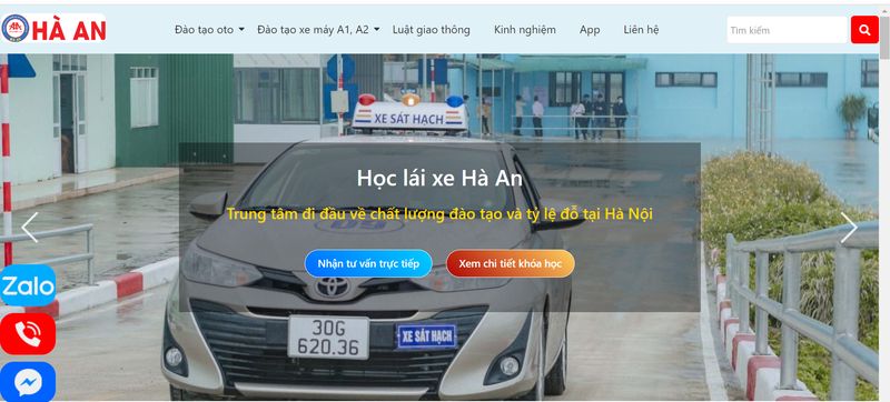 Trung dạy học lái xe Hà An - địa chỉ chất lượng, uy tín tại Hà Nội